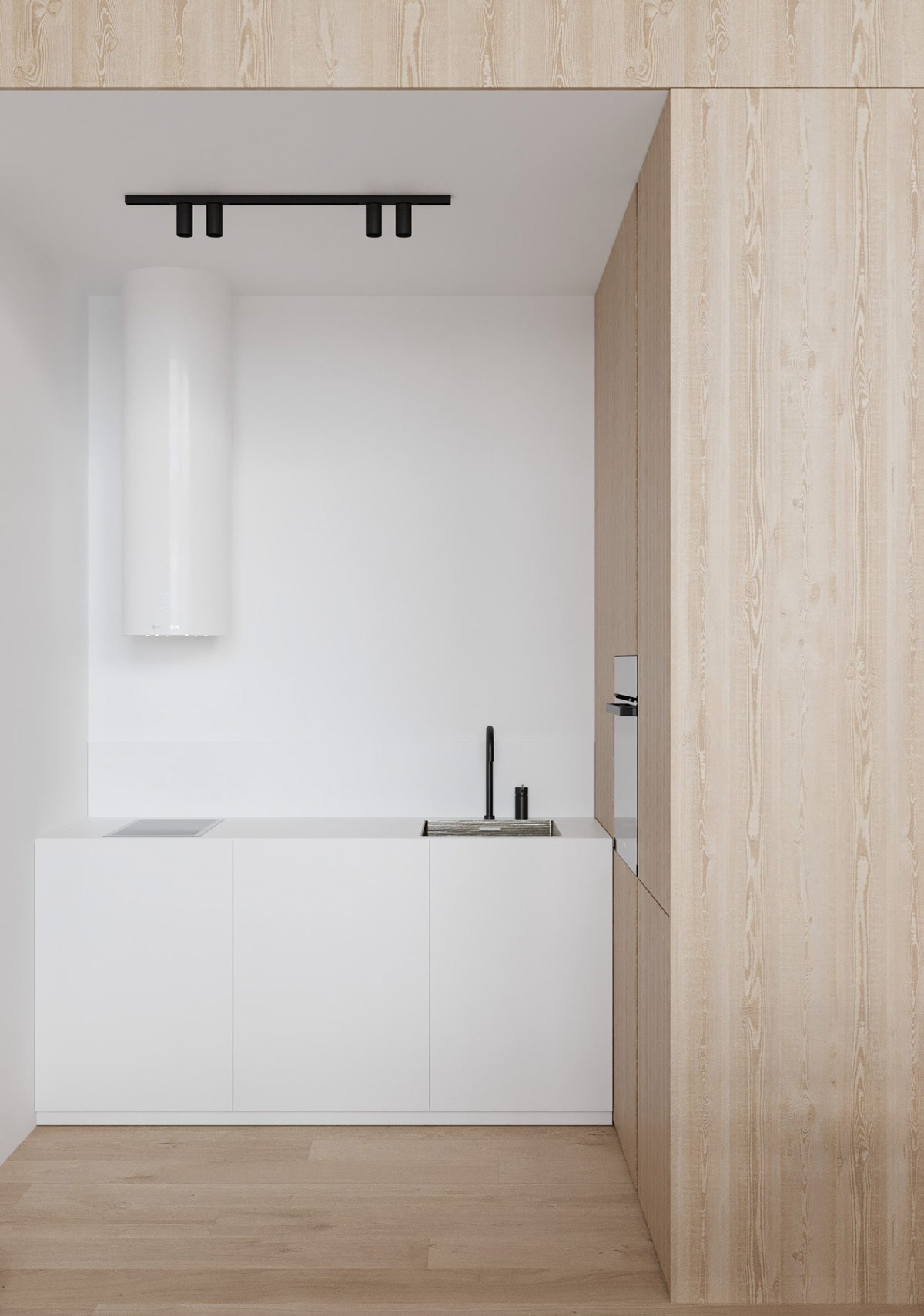 黑白灰+木质，营造现代舒适的家居空间